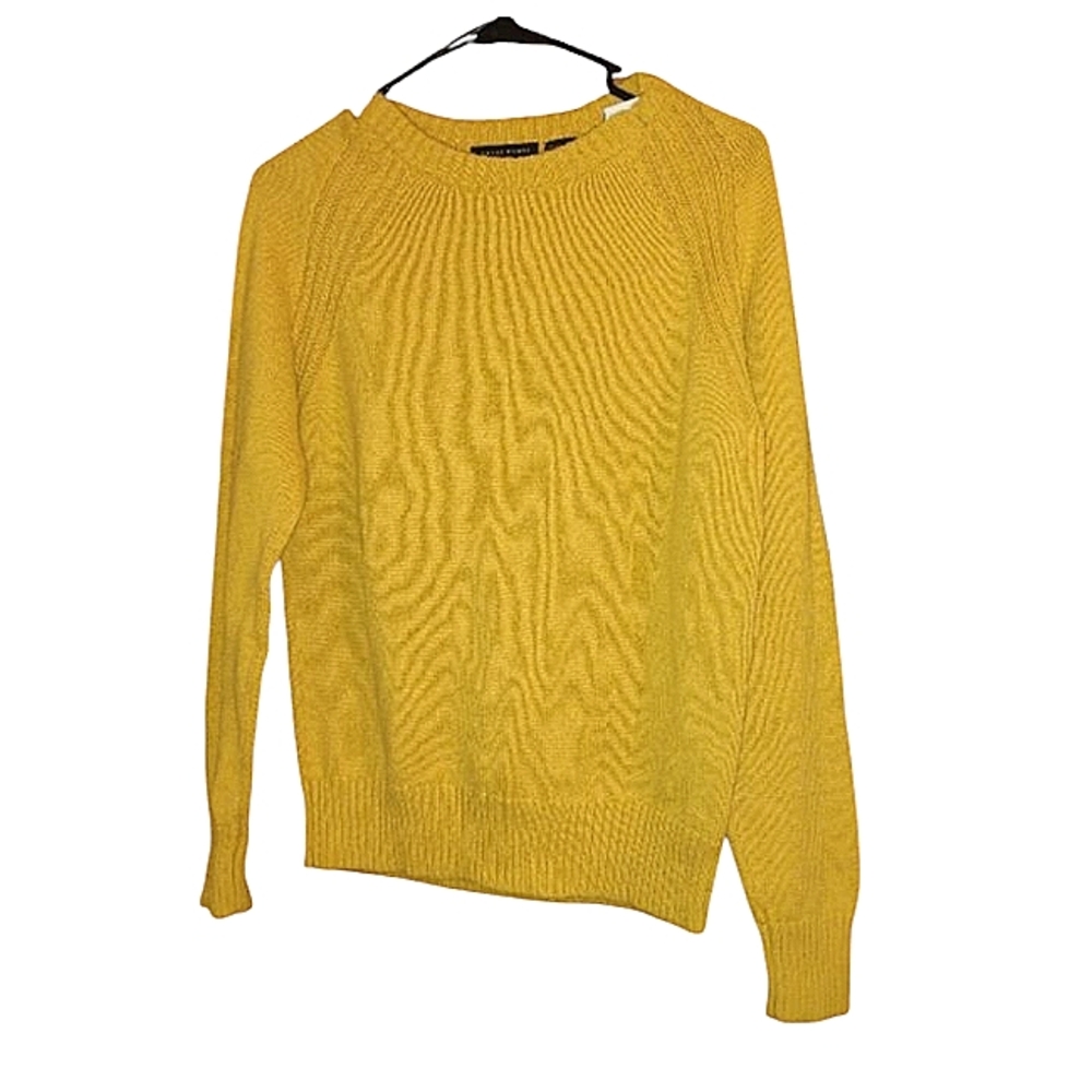 JEANNE PIERRE Mustard Knit Sweater